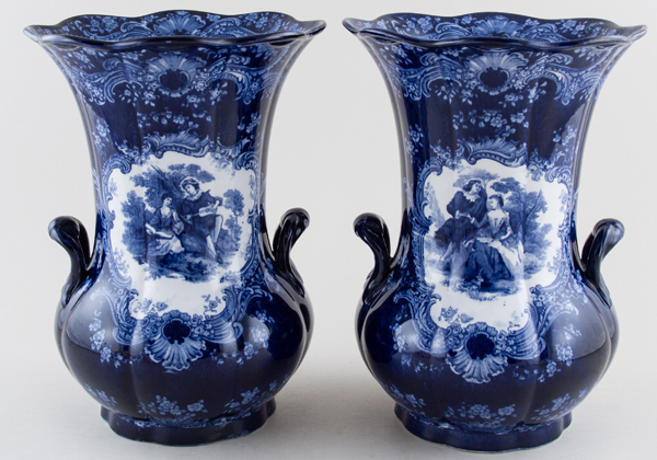 Vases Pair of c1920s